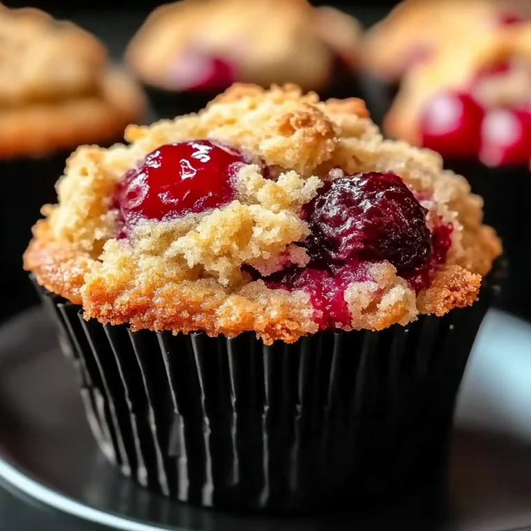 Cherry Cobbler Muffins Made Easy