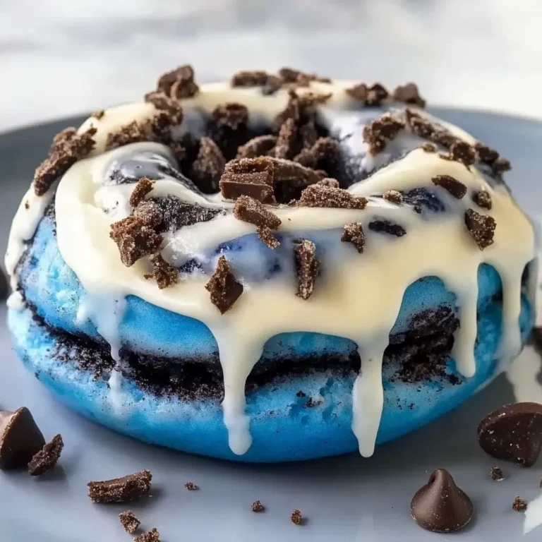 Cookie Monster Cinnamon Rolls