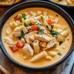 Creamy Cajun Chicken Pasta Soup