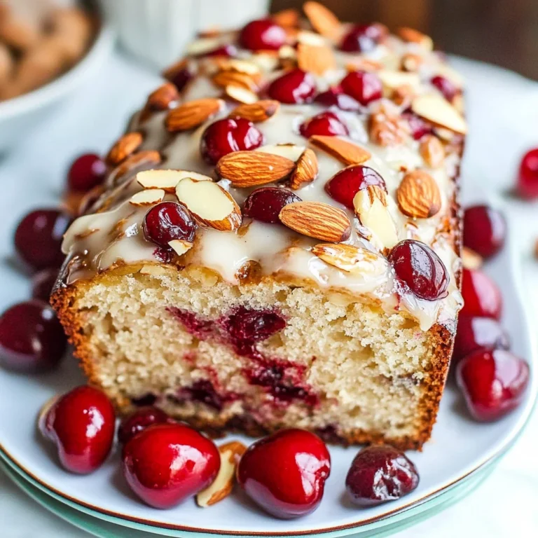 Easy Almond Cherry Bread (video)