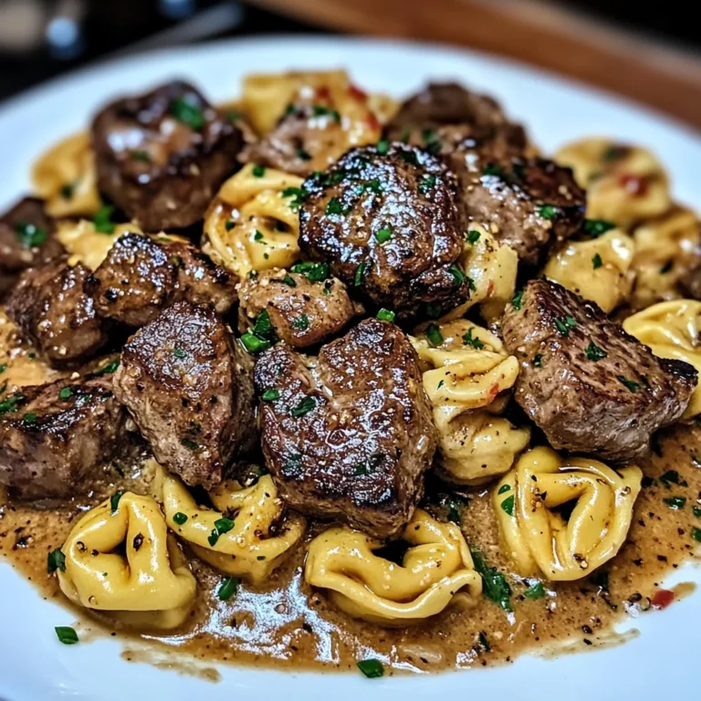 One-Pan Cowboy Butter Tortellini Steak Bites Recipe