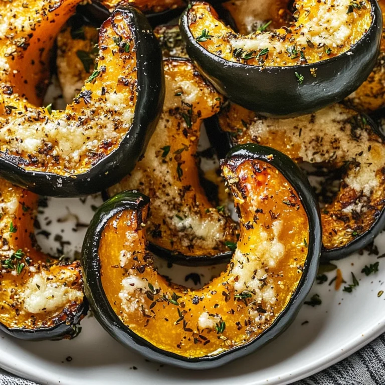 Parmesan Herb Roasted Acorn Squash