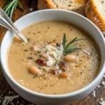 Rosemary Roasted Garlic Bean Soup