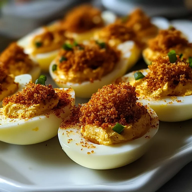 Spicy Bayou Deviled Eggs